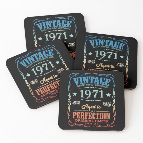 Item preview, Born In 1971 50th Birthday 50 Years Aged Perfect designed and sold by Renergie.