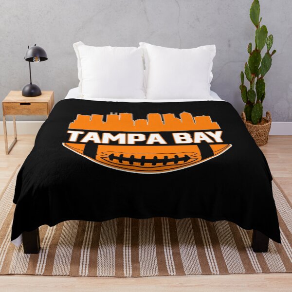 Item preview, Vintage Skyline Tampa Bay Football Team Gameday Orange White Art Goalline Sport Buccaneers Gifts designed and sold by JamesCarthyArt.