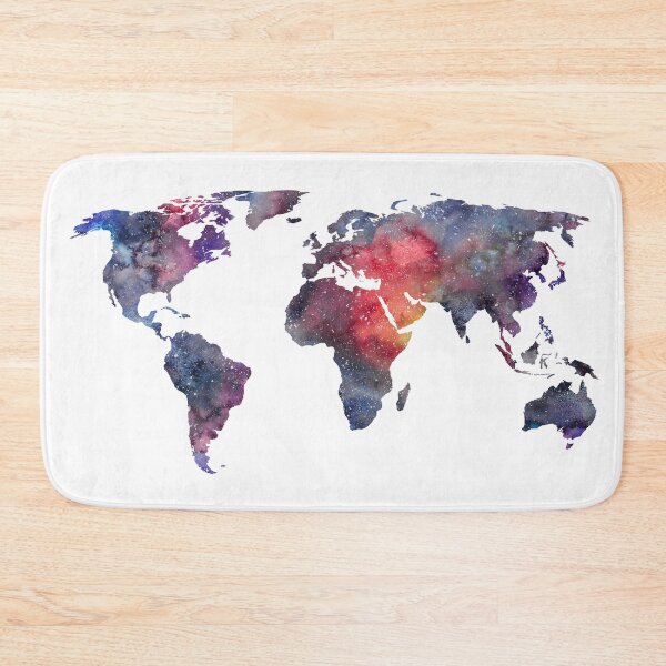 Item preview, The whole World in a Watercolor Galaxy designed and sold by RubatoArts.