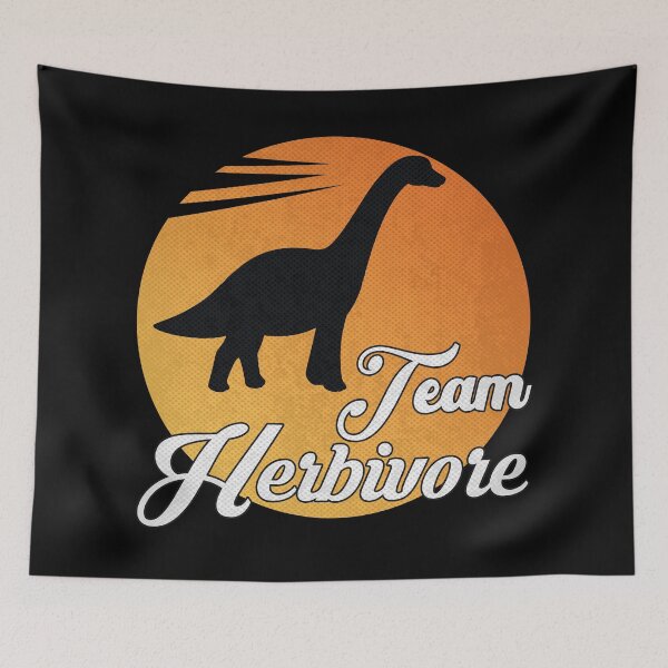 Item preview, Team Herbivore Cute and Funny vintage Dinosaur designed and sold by design880.