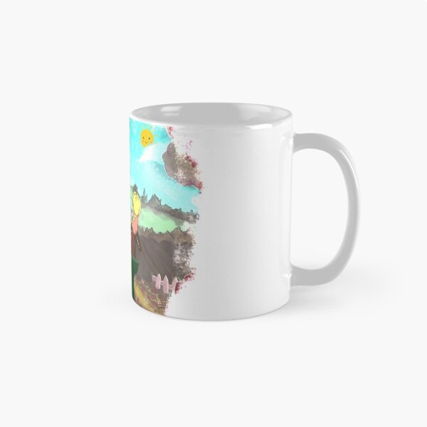 Item preview, MTN LP - Mountain with Rainbow and smile sun Tri-blend designed and sold by geohiba.