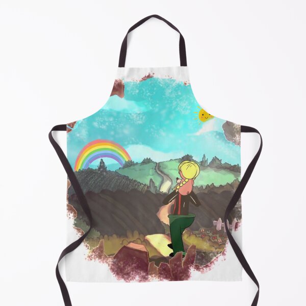 Item preview, MTN LP - Mountain with Rainbow and smile sun Tri-blend designed and sold by geohiba.