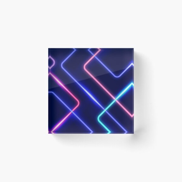 Item preview, Neon lines pattern designed and sold by Qudor.