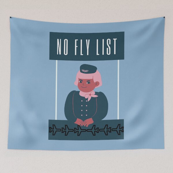 Item preview, No fly list - cancelled flights in airport designed and sold by My-Queens-Store.
