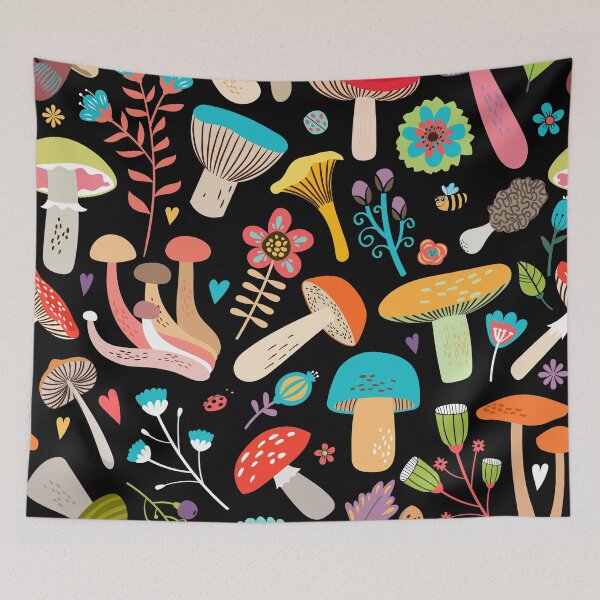 Item preview, Colorful Mushrooms designed and sold by MHabeeb.