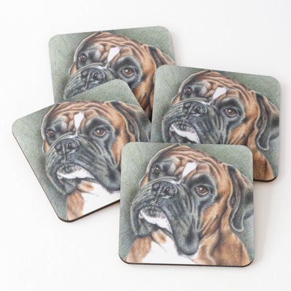 Item preview, The Boxer Portrait designed and sold by Arts & Dogs.