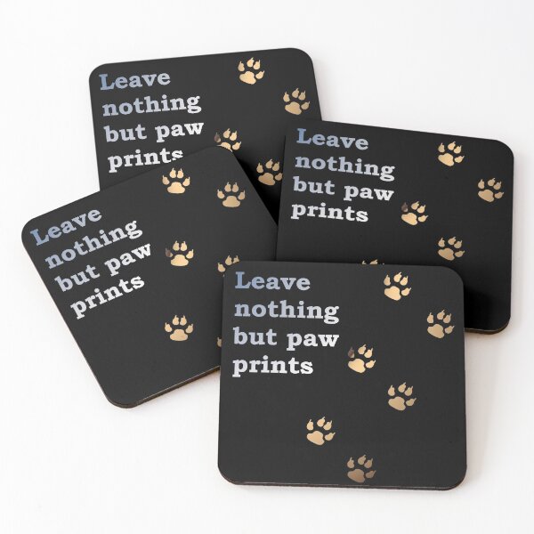 Item preview, Leave Nothing But Paw Prints designed and sold by TKsTees.