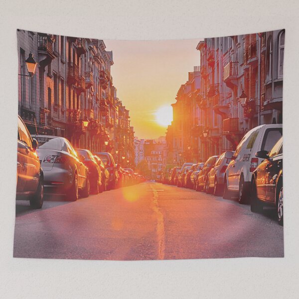 Item preview, Urban sunset, Brussels, Belgium designed and sold by Lucas-Photo.