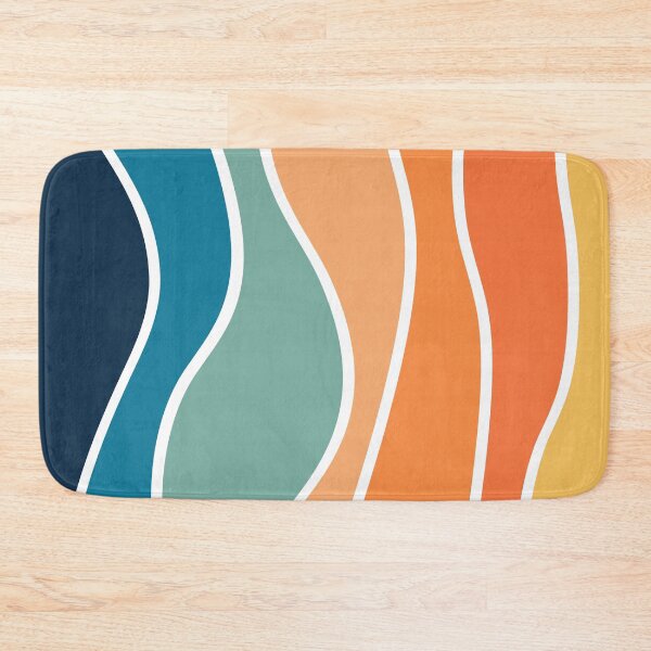 Item preview, Retro style colorful waves designed and sold by BattaAnastasia.