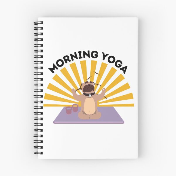 Item preview, Morning Yoga with My Dog! designed and sold by Huboney.