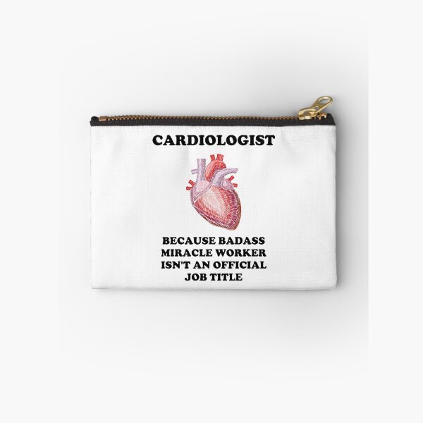 Item preview, Cardiologist Because Badass Miracle Worker Isn't An Official Job Title - Funny Cardiology  designed and sold by GasparArts.