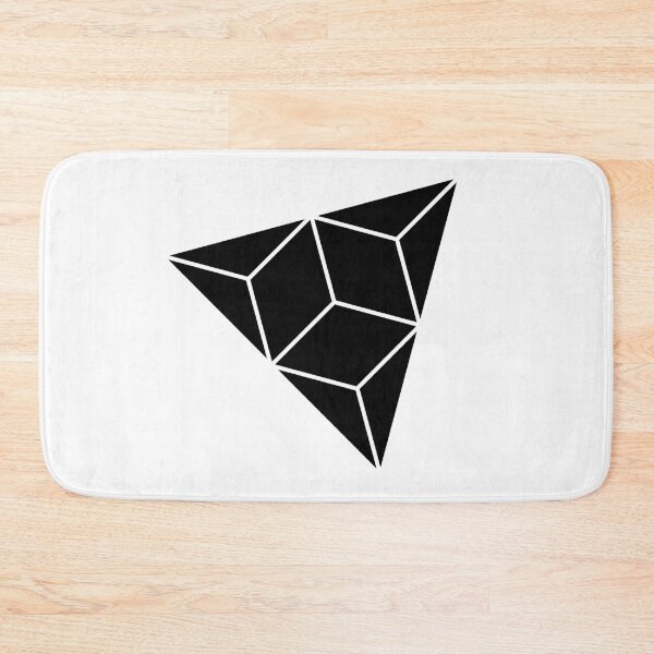 Item preview, 3D Black Vector Design Triangles designed and sold by MHabeeb.