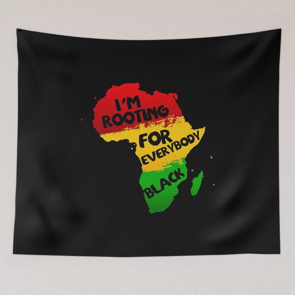 Item preview, I'M ROOTING FOR EVERYBODY BLACK | ISSA RAE  designed and sold by kindxinn.