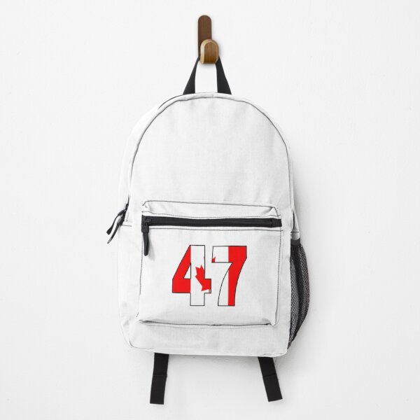 Item preview, Number 47 with Canadian flag on the background designed and sold by AllShirts21.