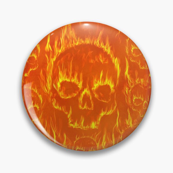 Item preview, Skull fire pattern  designed and sold by Scatch Spot.