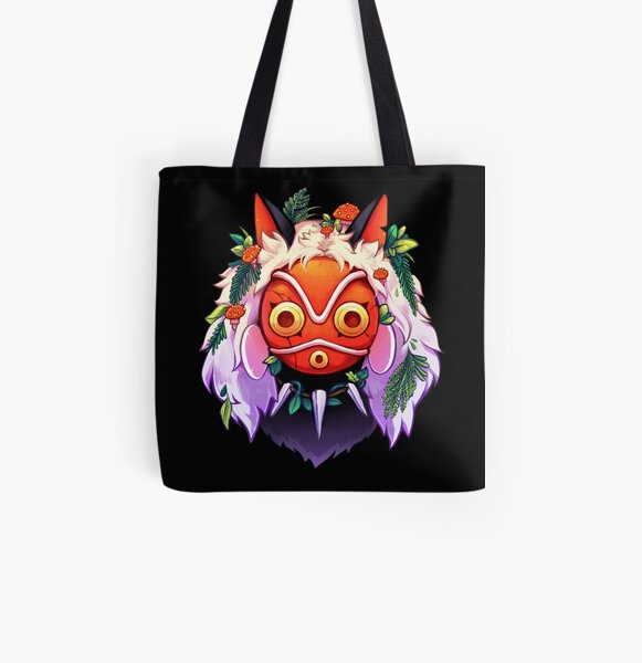 Máscara de princesa del bosque Bolsa estampada de tela