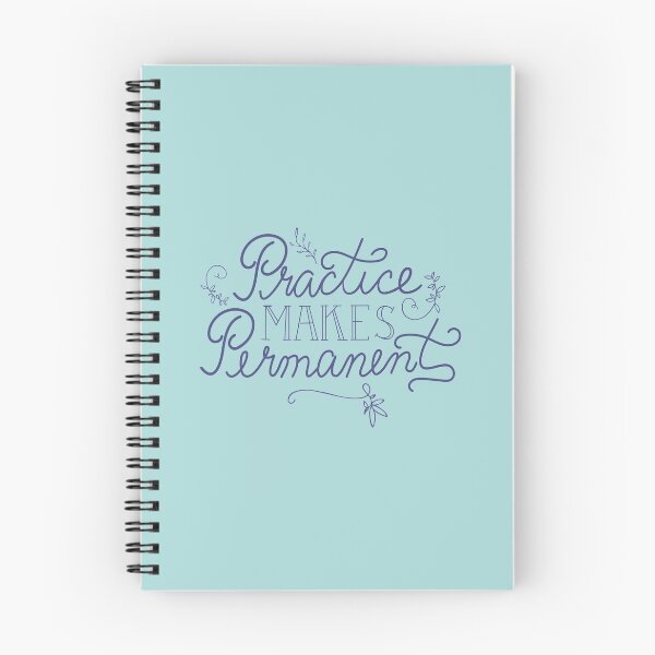 Item preview, Practice Makes Permanent designed and sold by MightySally.