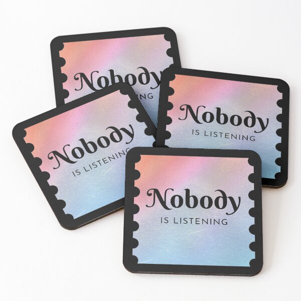 Item preview, Nobody Is Listening, Sticker designed and sold by GionaSophia.