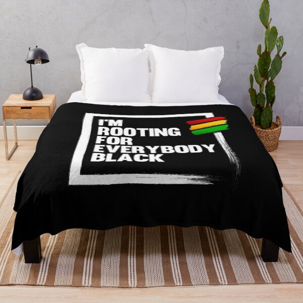 Item preview, I'M ROOTING FOR EVERYBODY BLACK | ISSA RAE  designed and sold by kindxinn.