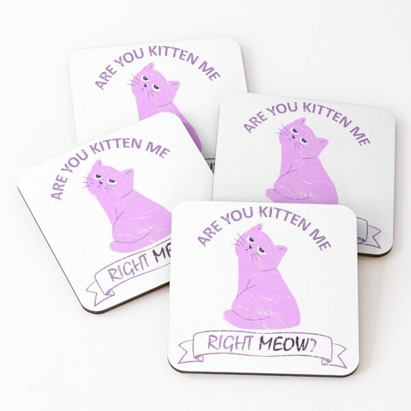 Item preview, Are You Kitten Me Right Meow - Purple designed and sold by TKsTees.