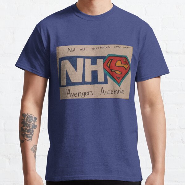 Superhero Top Banksy T Shirt Nurse Nhs Quarantine Doctor Superman Men Ostriv Clothing Shoes Accessories