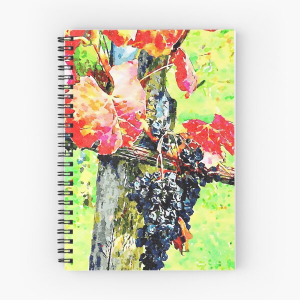 Item preview, Hortus Conclusus: bunch of black grapes with red leaves designed and sold by Giuseppe Cocco.