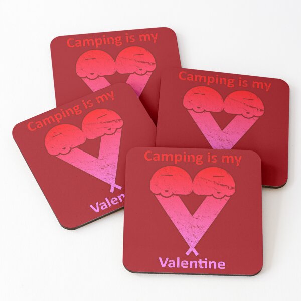 Item preview, Camping is My Valentine designed and sold by TKsTees.