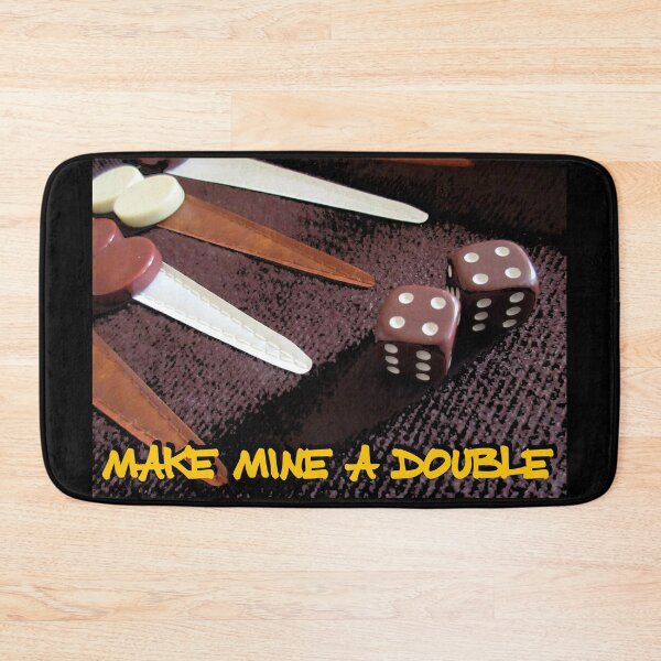Item preview, Make mine a double - backgammon designed and sold by bravoalpha.
