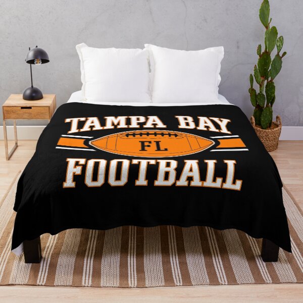 Item preview, Vintage Tampa Bay Football Team Orange White Art Gameday Goalline Buccaneers Gifts designed and sold by JamesCarthyArt.