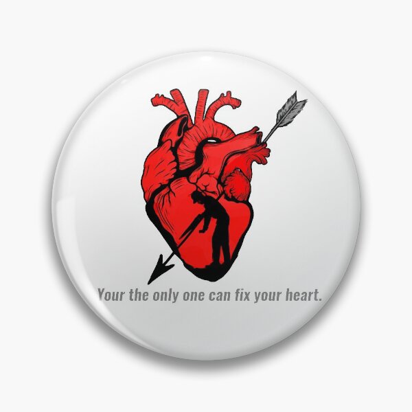 Item preview, only you can fix your heart designed and sold by MXanwar.