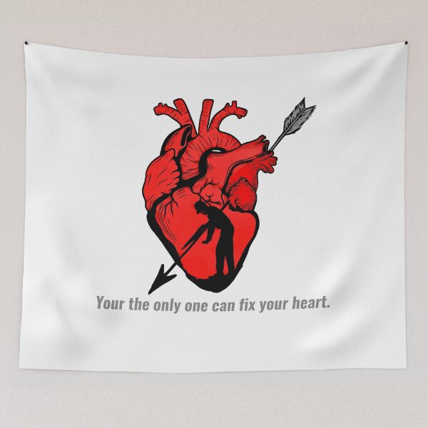 Item preview, only you can fix your heart designed and sold by MXanwar.