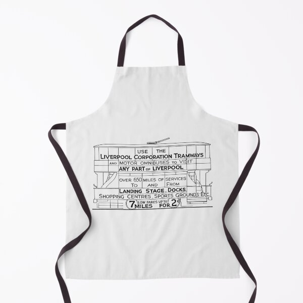 Item preview, LIVERPOOL TRAMWAYS designed and sold by ThrowbackAds.