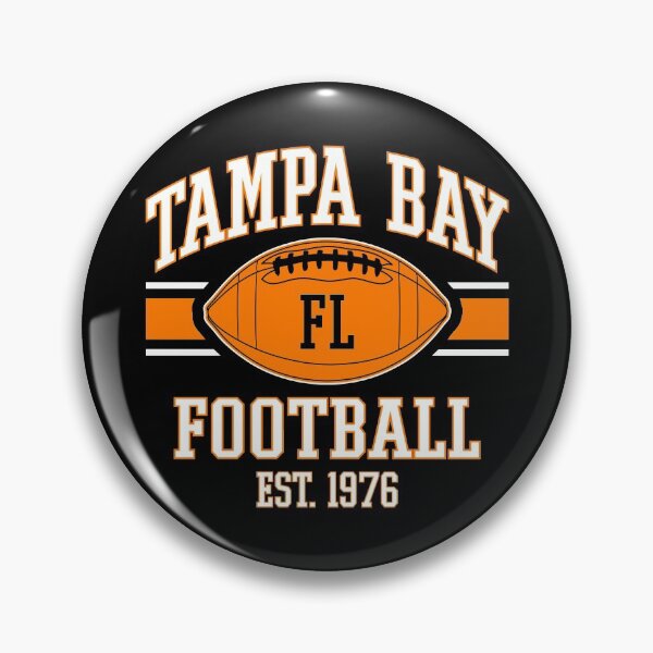 Item preview, Vintage Tampa Bay Football Team Orange White Art Gameday Goalline Sport Buccaneers Gifts designed and sold by JamesCarthyArt.