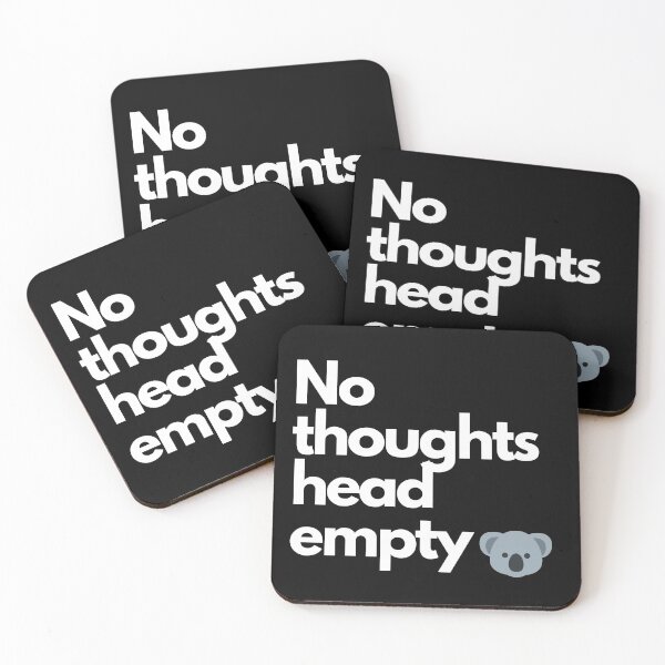 Item preview, No Thoughts Head Empty, Funny Koala, Design. designed and sold by Artomobiles.