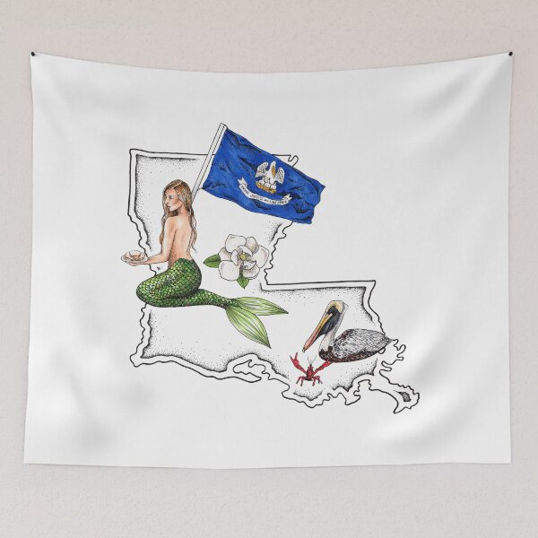 Item preview, Louisiana Mermaid designed and sold by Elizabeth Weglein.