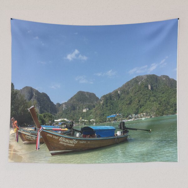Item preview, Traditional Boats By The Ocean - Landscape Thailand designed and sold by Travelforever.