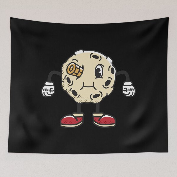 Item preview, Funny retro planets stars astronomy cartoon designed and sold by MichaelTeupser.