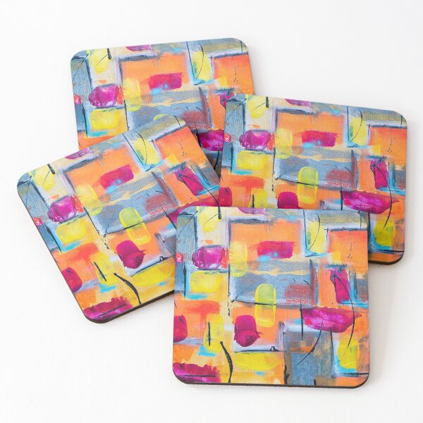 Item preview, Colorful abstract art designed and sold by Qudor.