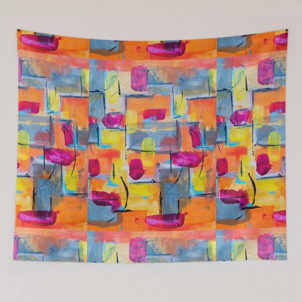 Item preview, Colorful abstract art designed and sold by Qudor.
