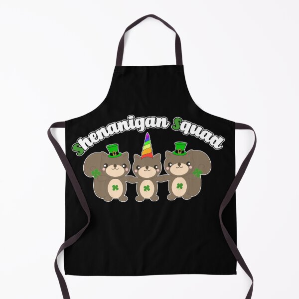 Item preview, Shenanigan Squad St. Patrick's Day Squirrels designed and sold by Rabbitti.