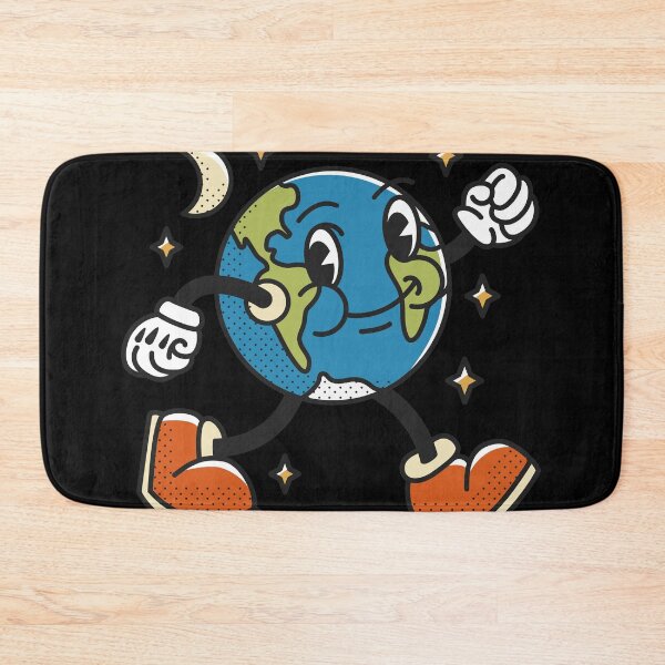 Item preview, Funny retro planet earth star astronomy cartoon designed and sold by MichaelTeupser.