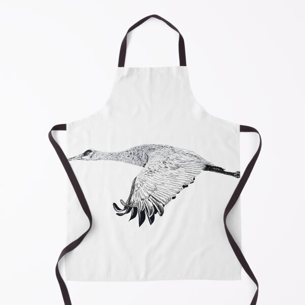 Item preview, Flying crane illustration designed and sold by AKart19.