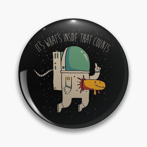 Item preview, Astronaut with Its Whats Inside That Counts (alien) designed and sold by gabrielpastor.