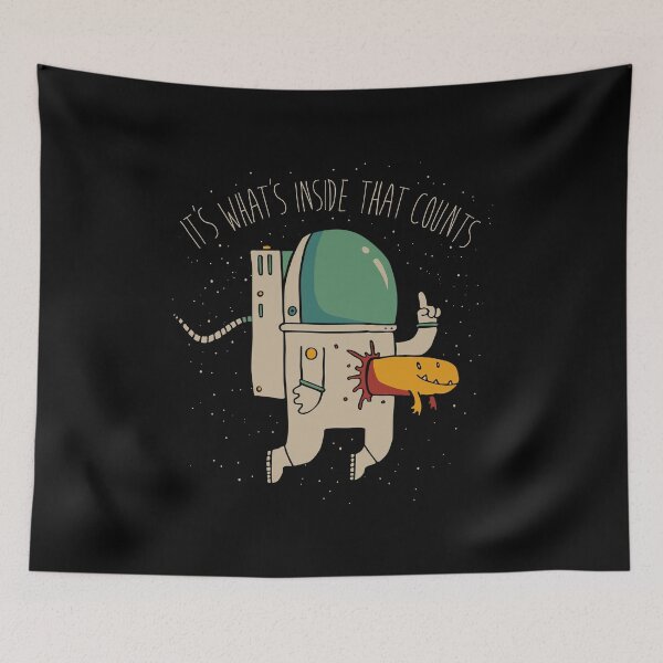 Item preview, Astronaut with Its Whats Inside That Counts (alien) designed and sold by gabrielpastor.