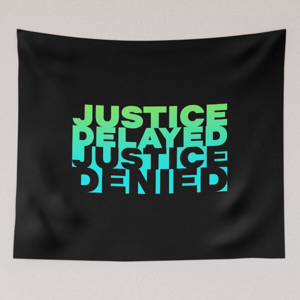 Item preview, Justice Delayed Is Justice Denied designed and sold by ArqDezines.