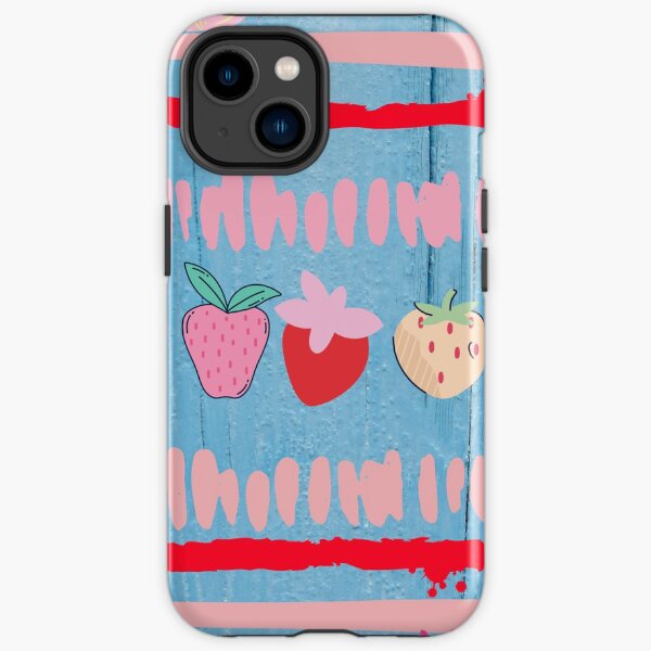 strawberry pie iPhone Tough Case