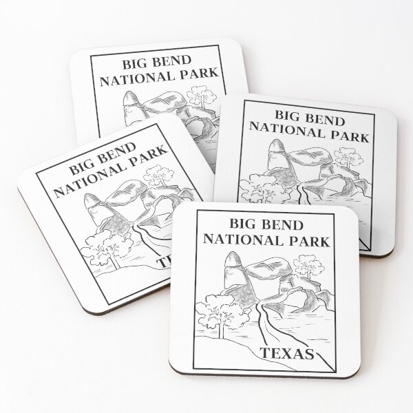 Item preview, Big Bend National Park | Texas| Vintage Mountain Nature Souvenir designed and sold by WildChildSays.