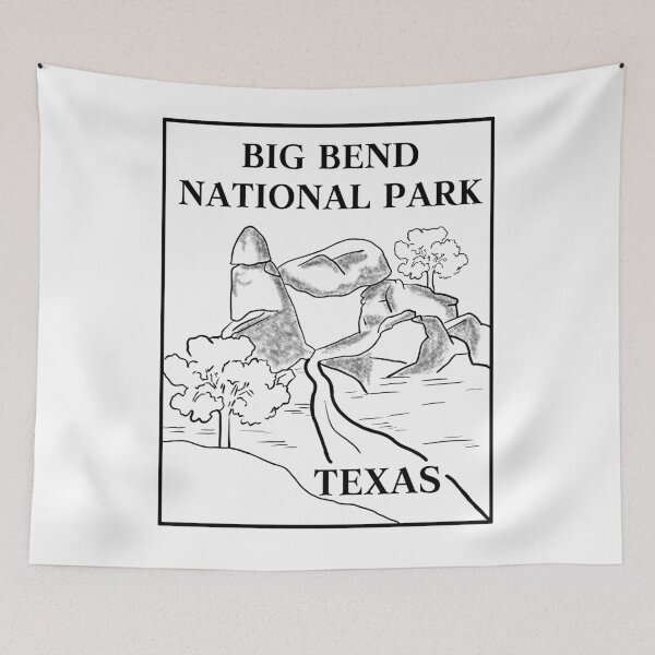 Item preview, Big Bend National Park | Texas| Vintage Mountain Nature Souvenir designed and sold by WildChildSays.