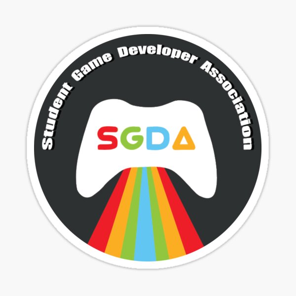 SGDA Retro Controller Logo Sticker