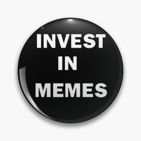 Item preview, Invest in Memes White Text designed and sold by bebopboop.